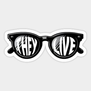 They Live Sunglasses Sticker